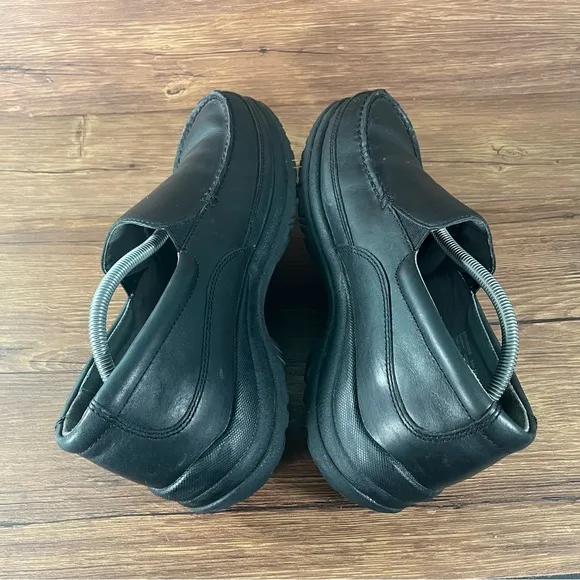 DANSKO Black Leather Slip-On Loafers Clogs Men’s Size 11 (44) Shoes