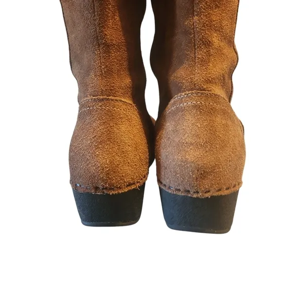 DANSKO LEATHER SUEDE CALF BOOTS SIZE 41