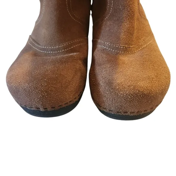 DANSKO LEATHER SUEDE CALF BOOTS SIZE 41