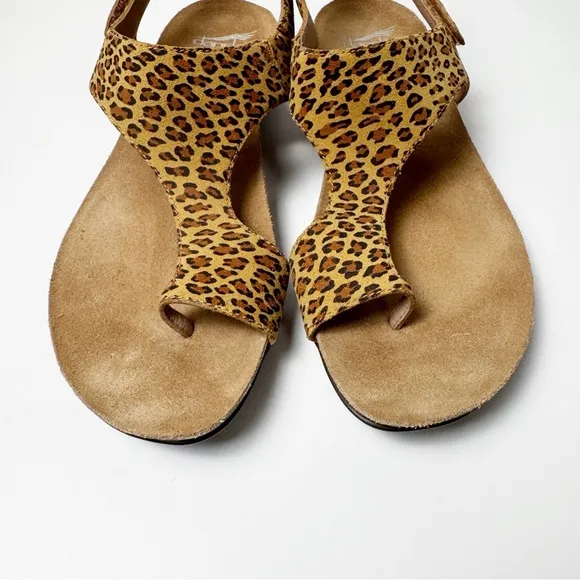 Dansko Reece Suede Leopard Sandals EU 42