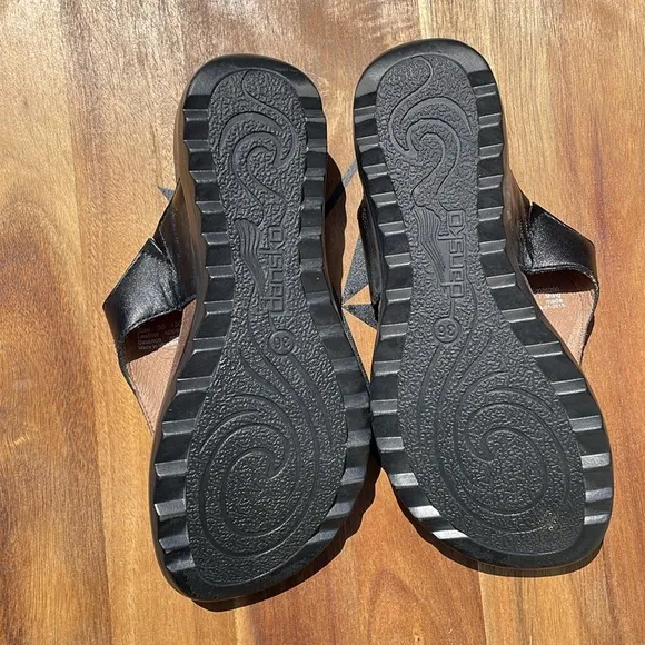 Dansko Women’s Priya Black Thong Sandals Flip Flop Slipper Slides Size 36