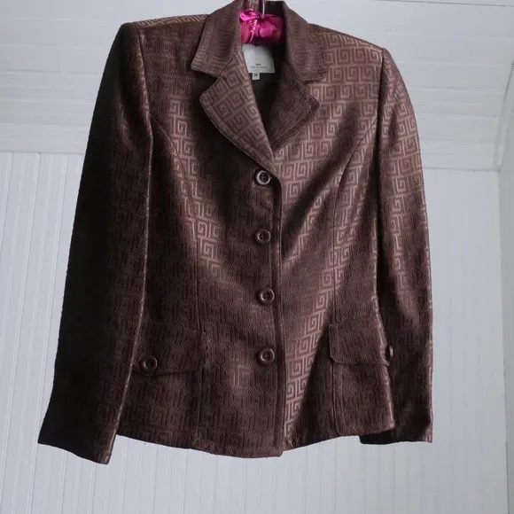Dark chocolate Vertigo Pour La Ville blazer