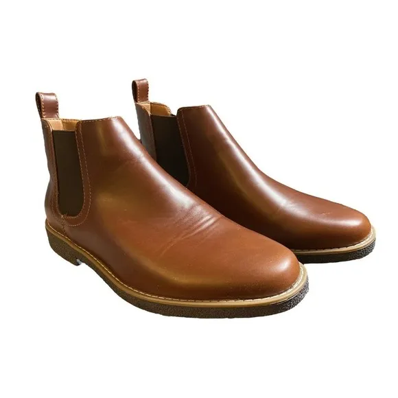 Deer Stags Men's Rockland Chelsea Boot Redwood Vega Sz 9‎ Wide
