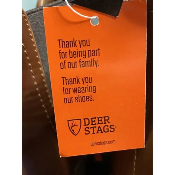 Deer Stags Men's Rockland Chelsea Boot Redwood Vega Sz 9‎ Wide