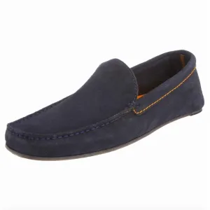 Diesel Onestyle Suede Slip On Loafers Moccasins Shoes Indigo Blue 43/10