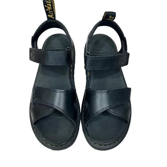 Doc Dr. Martens Vossie Hydro Leather Velcro Sandals