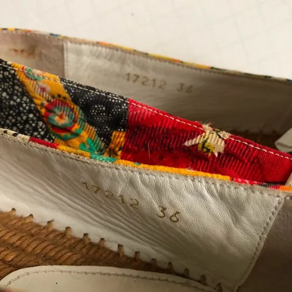 Dolce and Gabbana floral lemon scarf caretto print jacquard espadrilles
