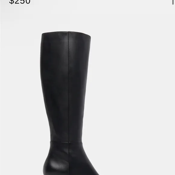 Dolce Vita Auggie Wide Calf Boots Black Leather