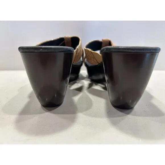 Donald J Pliner Clove Cork Wedge Platform Thong Sandals - Sz 9