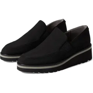 Donald Pliner Size 5M Black Trudie Slip On Platform Wedge Loafers Shoes OS12-7