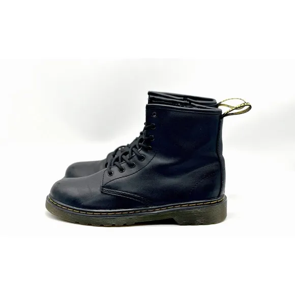 Dr. Marten Boots Women 5 Men 4 1460J Softy T Leather Lace Up Side Zip