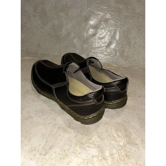 DR MARTENS Carlton Brown Gore Leather Slip-On Business Casual Loafers Size 10 M
