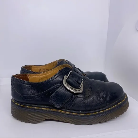 Dr. Martens MIE Vintage Platform Monk Strap Loafers UK 5
