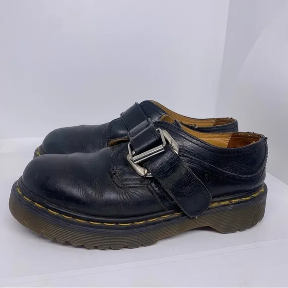 Dr. Martens MIE Vintage Platform Monk Strap Loafers UK 5