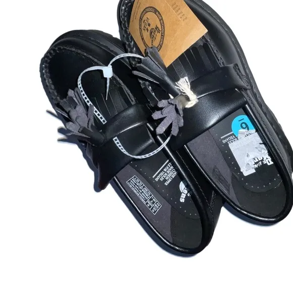Dr. Martens Vegan Adrian Black tassel Loafers