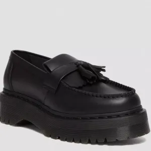 Dr. Martens Vegan Adrian Black tassel Loafers