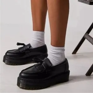 Dr. Martens Vegan Adrian Quad MonoLoafers in Black