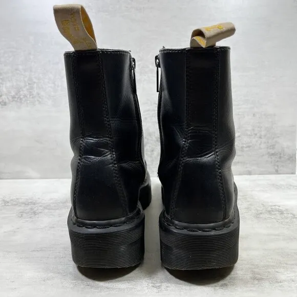 Dr Martens Vegan Jadon II Mono Platform Boots - Women's Size 10 - Black