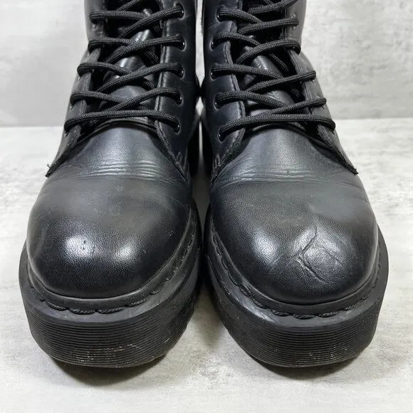 Dr Martens Vegan Jadon II Mono Platform Boots - Women's Size 10 - Black