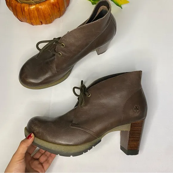 Dr. Martens Viviana Leather Heeled Boots Size 11