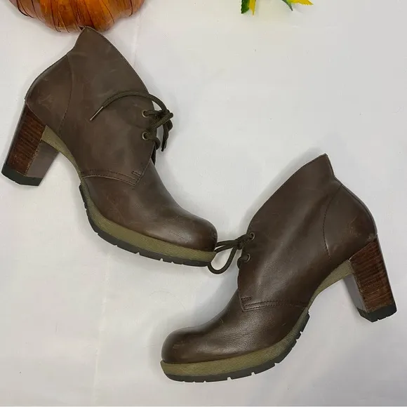 Dr. Martens Viviana Leather Heeled Boots Size 11