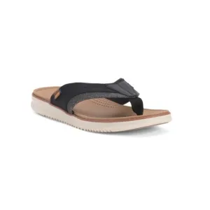 DR. SCHOLL'S Black Men's Sync Thong Sandals