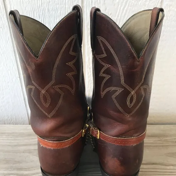 Durango Briar Mens Brown Oiled Leather Cowboy Western Boots 13 EE TR763