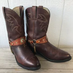 Durango Briar Mens Brown Oiled Leather Cowboy Western Boots 13 EE TR763