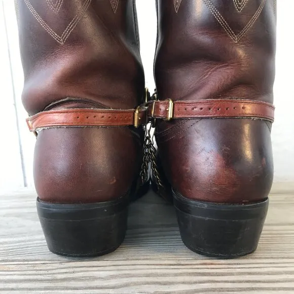 Durango Briar Mens Brown Oiled Leather Cowboy Western Boots 13 EE TR763