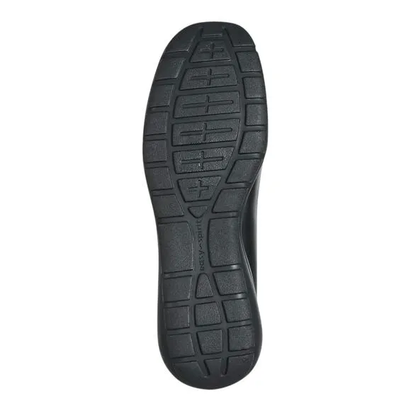 Easy Spirit Women's Amalie eFlex Leather Slip On Loafers Black Size 7 1/2