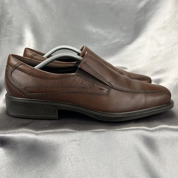 ECCO Mens New Jersey Slip On Loafer Brown Leather 051504 EU 44B Size US 10/10.5