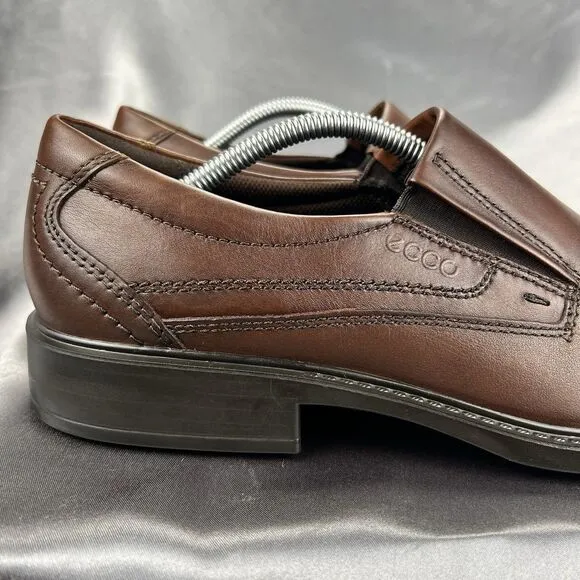 ECCO Mens New Jersey Slip On Loafer Brown Leather 051504 EU 44B Size US 10/10.5