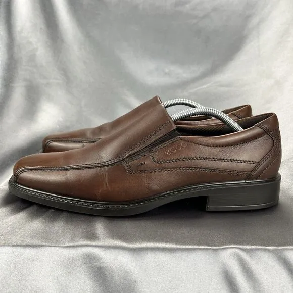 ECCO Mens New Jersey Slip On Loafer Brown Leather 051504 EU 44B Size US 10/10.5