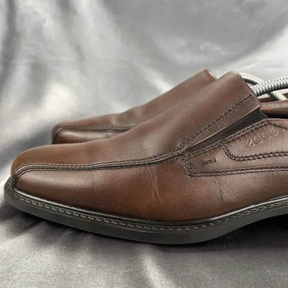 ECCO Mens New Jersey Slip On Loafer Brown Leather 051504 EU 44B Size US 10/10.5