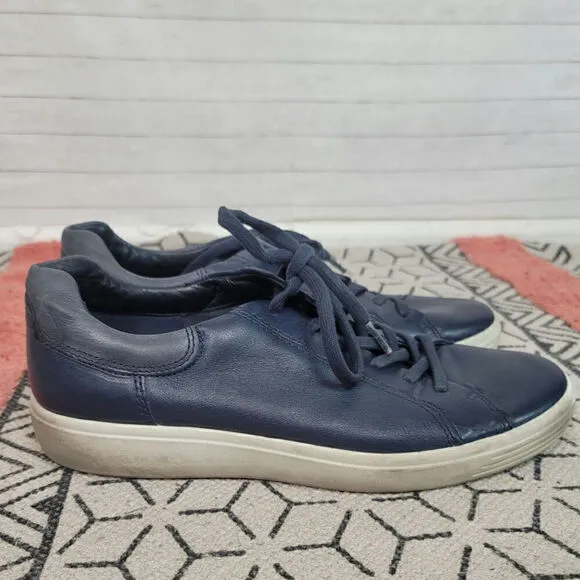 ECCO TOWN SNEAKERS IN NAVY BLUE, SZ 10/44