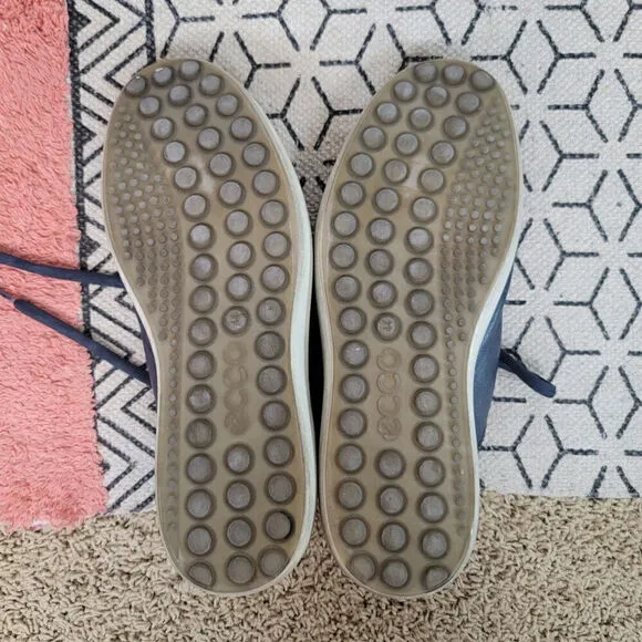 ECCO TOWN SNEAKERS IN NAVY BLUE, SZ 10/44
