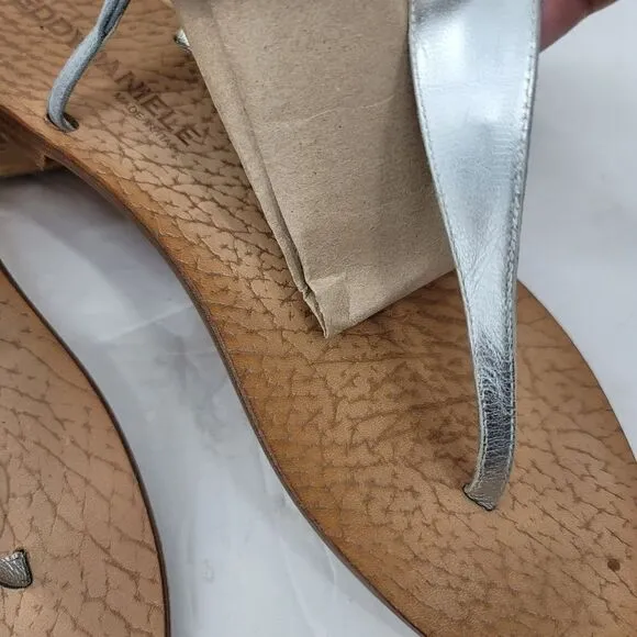 Eddy Daniele blue suede sandals