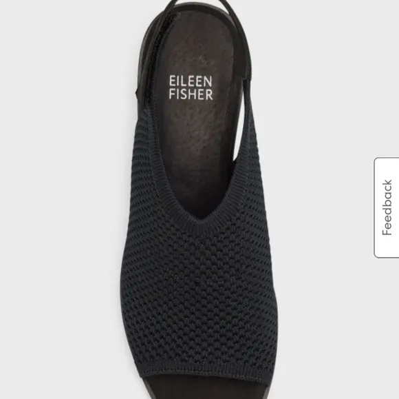 Eileen Fishe Cue  Knit Slingback Sandals