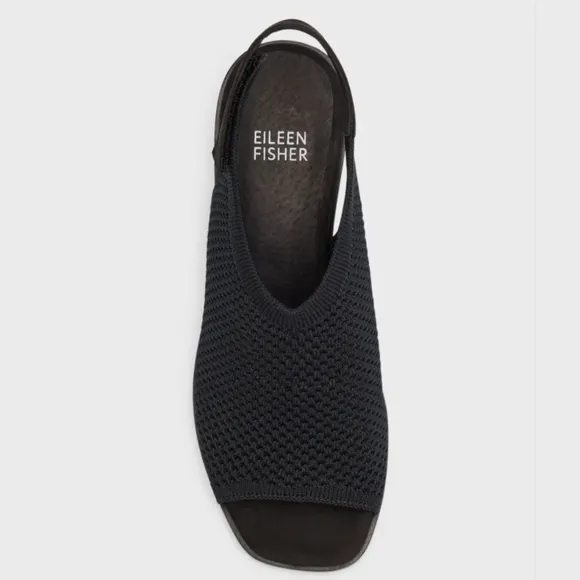 Eileen Fishe Cue  Knit Slingback Sandals