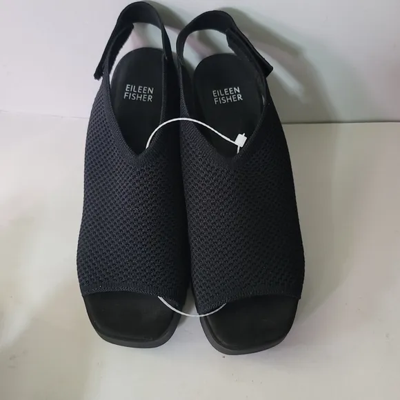 Eileen Fishe Cue  Knit Slingback Sandals