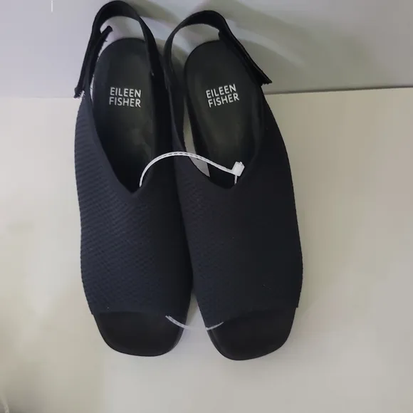 Eileen Fishe Cue  Knit Slingback Sandals
