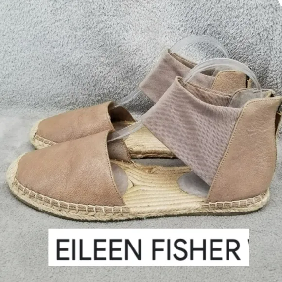 Eileen Fisher Coy Skimmer espadrille flats, 38, CB2366
