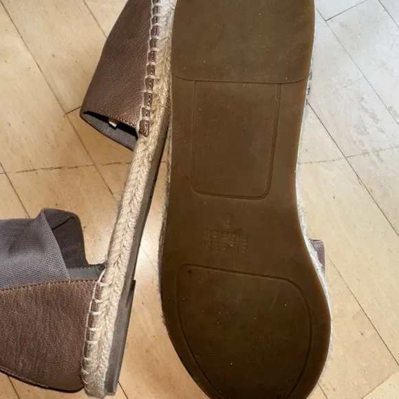 Eileen Fisher Coy Skimmer espadrille flats, 38, CB2366