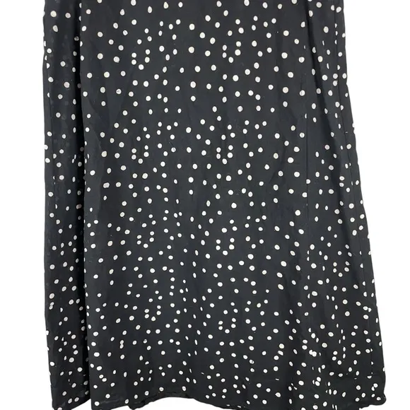 Eileen Fisher Organic Cotton Polka Dot A-Line Dress – Size S