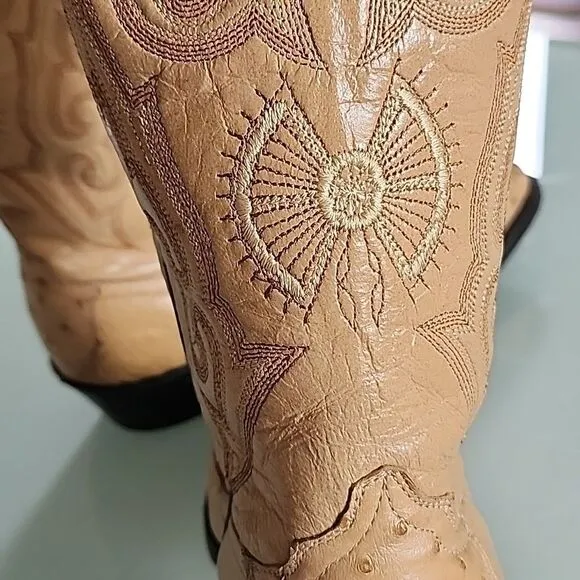 El Presidente Leather Western Boots