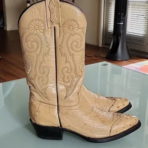 El Presidente Leather Western Boots