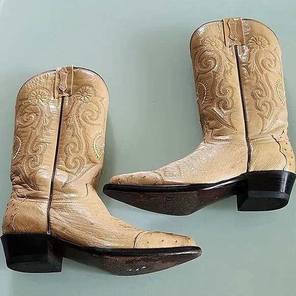 El Presidente Leather Western Boots