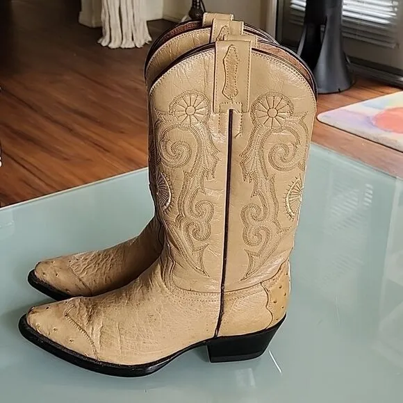 El Presidente Leather Western Boots