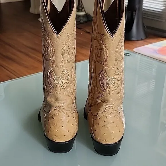 El Presidente Leather Western Boots