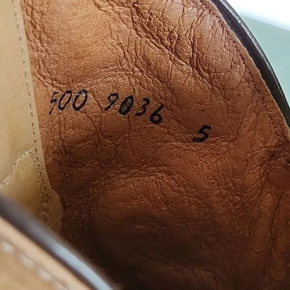 El Presidente Leather Western Boots